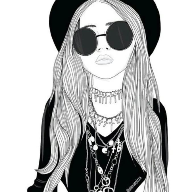 Крутые черно белые рисунки