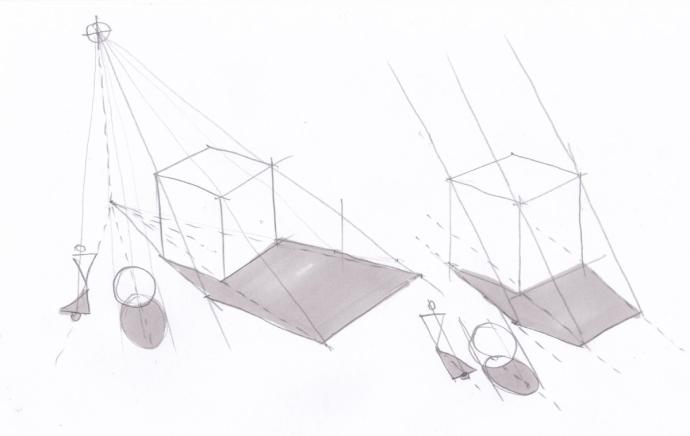 Зарисовки геометрических фигур