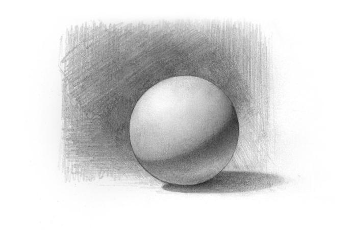 Рисунки карандашом со светотенью