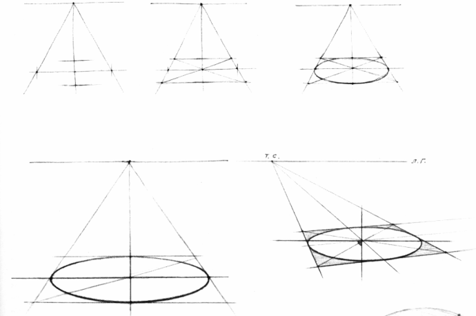 Куб и шар рисунок карандашом72