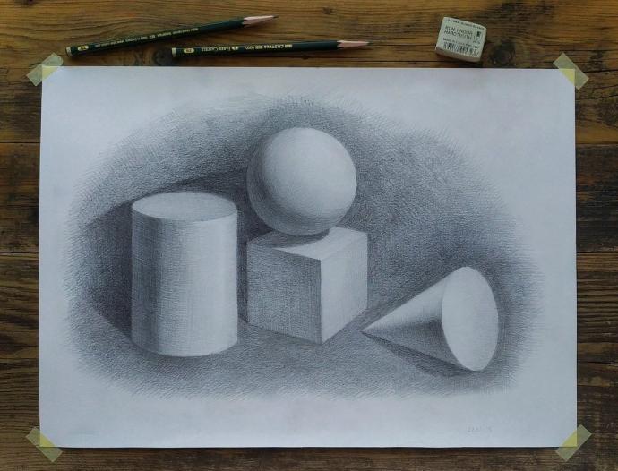 Рисование фигур в перспективе