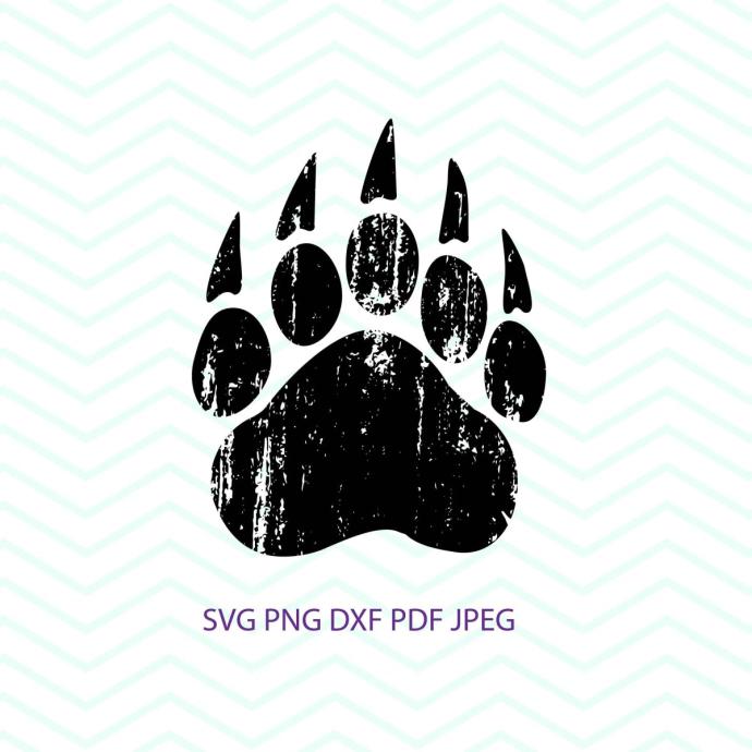 Печать Велеса медвежья лапа тату