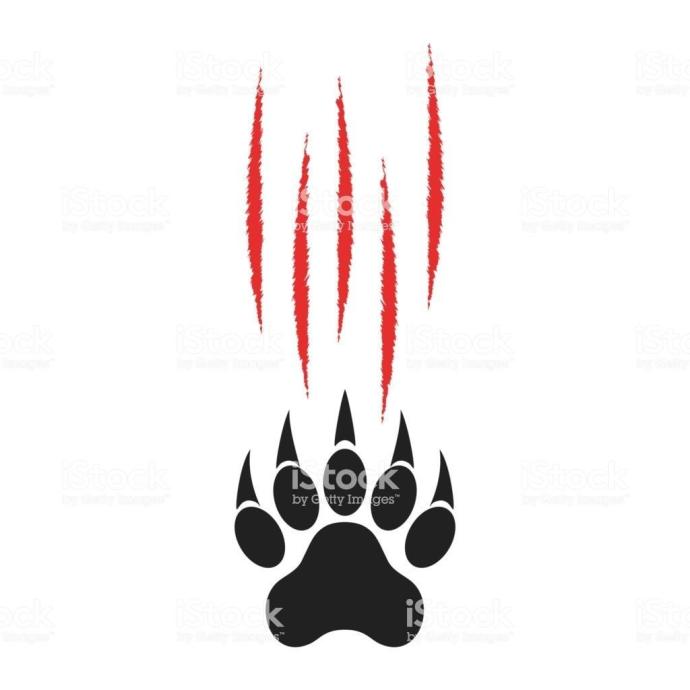 След от когтей медведя