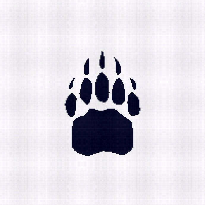 Медвежья лапа Велеса эскиз