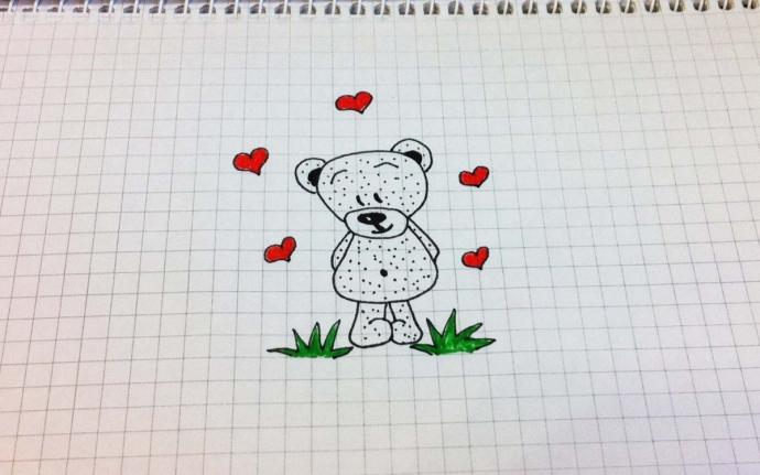 Рисунки для срисовки в тетрадь