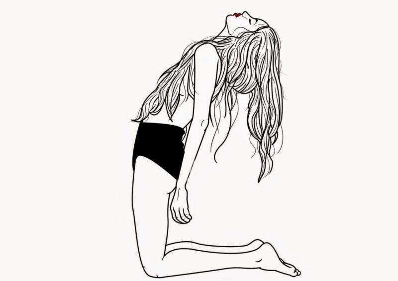 Рисунки карандашом для срисовки девушки