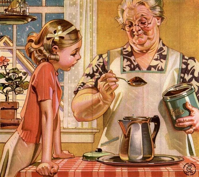 Джозеф Кристиан Лейендекер дама с джентльменом