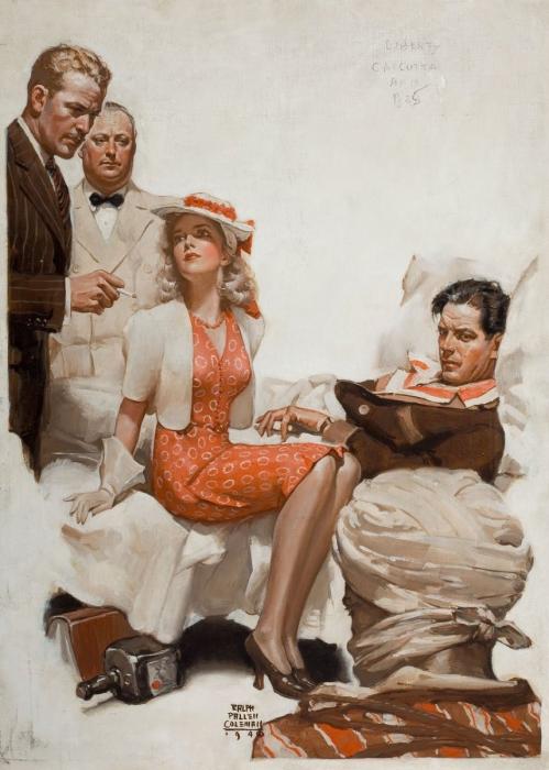 Открытки дам и кавалеров арт деко