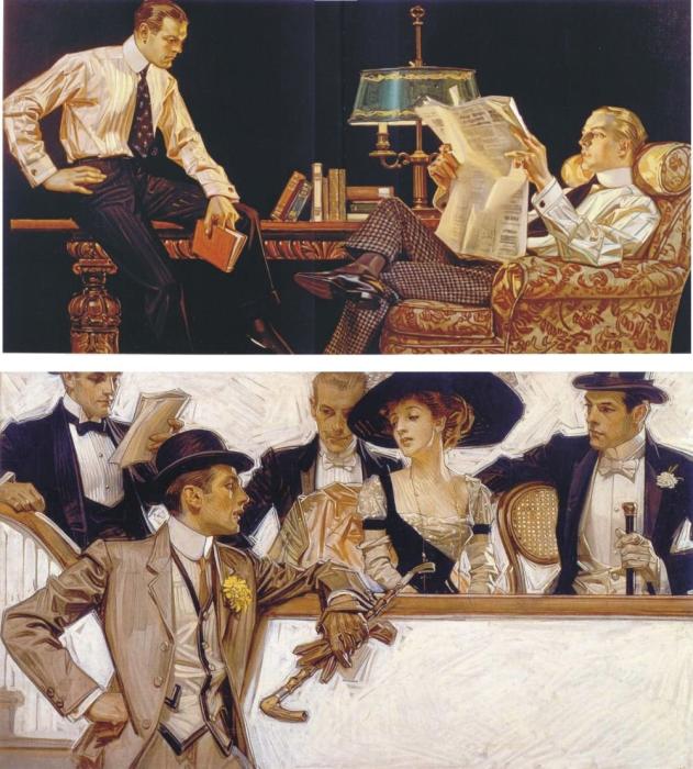 Джозеф Кристиан Лейендекер эскизы