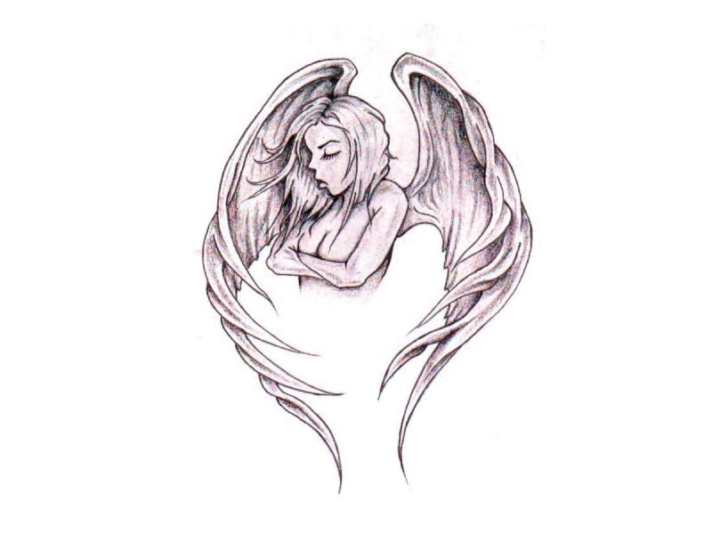 Милые иллюстрации ангелы