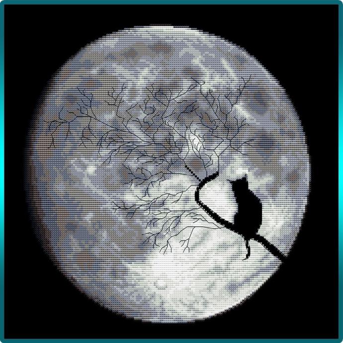 Луна и месяц живопись Билибина