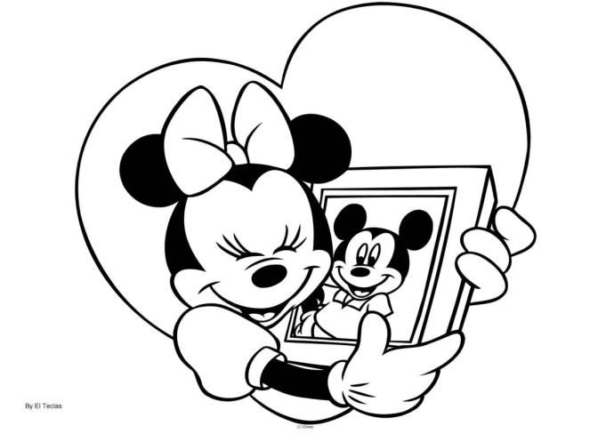 Микки Маус и друзья раскраска