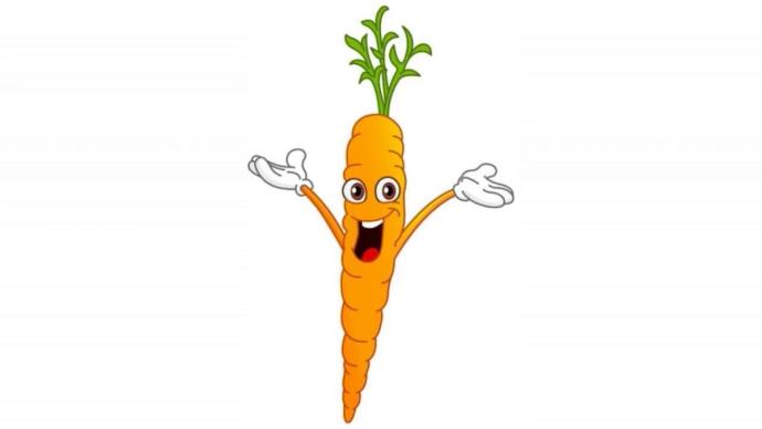 Морковка рисунок клипарт