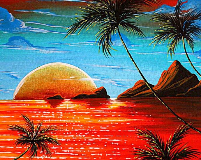 Море рисунок