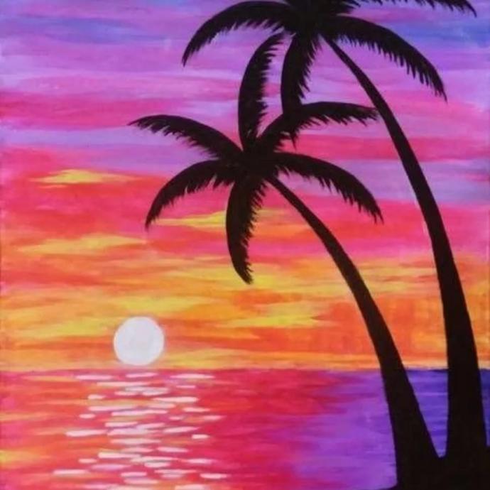 Картина закат