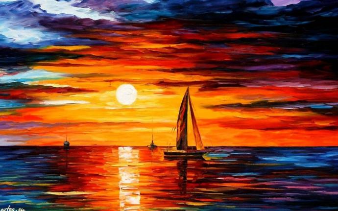 Самые красивые рисунки заката