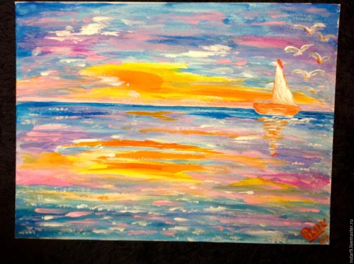 Нарисовать закат