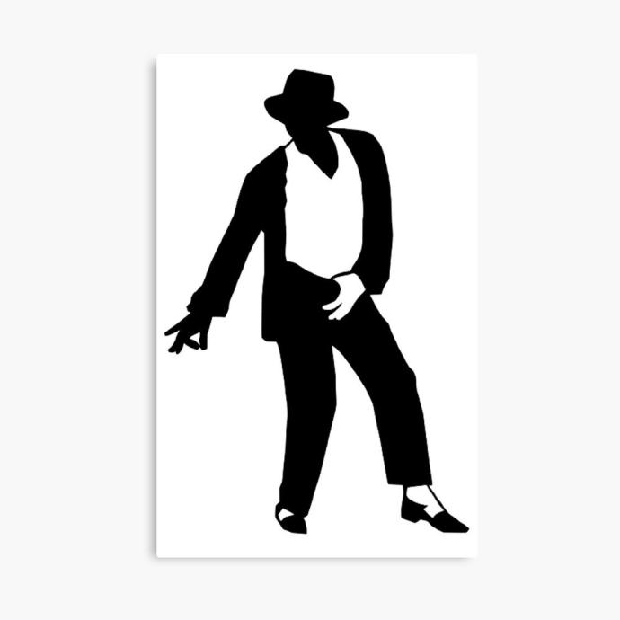 Силуэт мужчины в шляпе