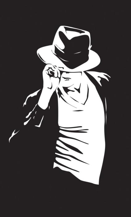 Майкл Джексон силуэт