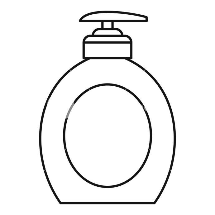 Жидкое мыло раскраска