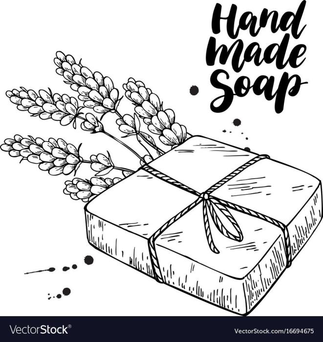 Векторные изображения мыло ручной работы