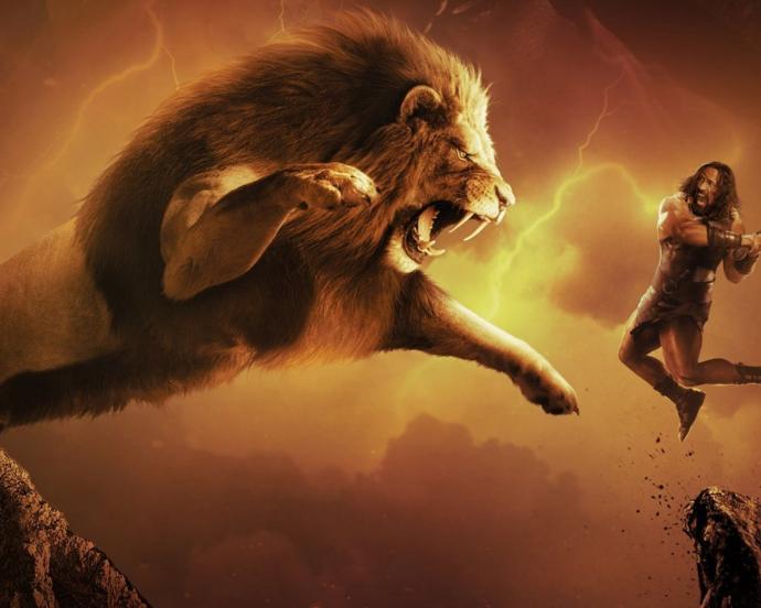 Картина Геракл и немейский Лев