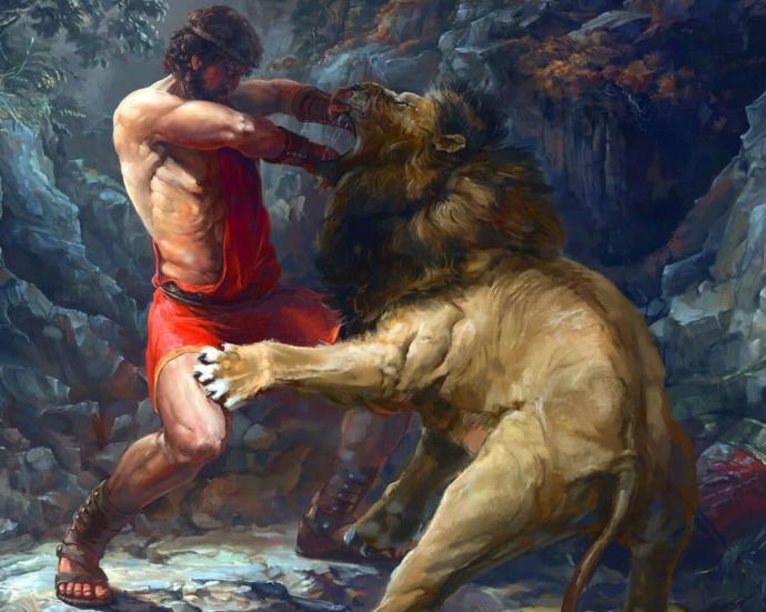 Геракл и немейский Лев