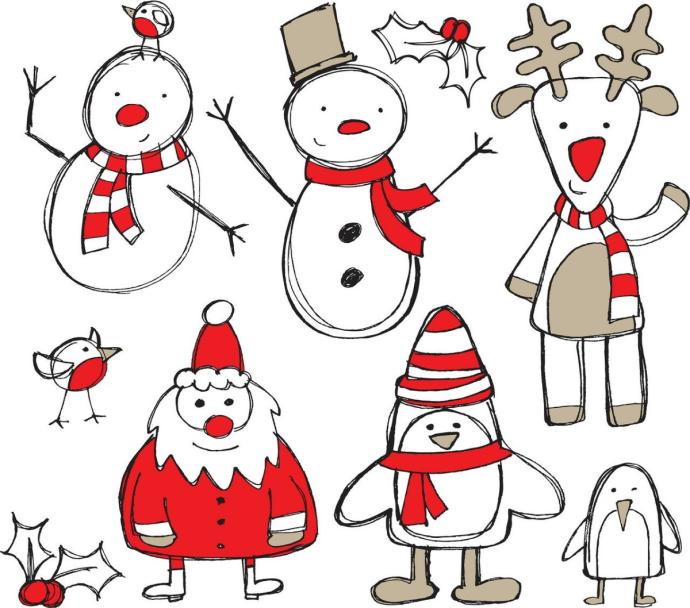 Новогодние скетчи