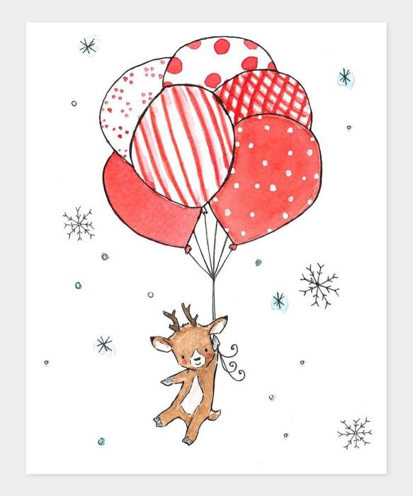 Рисунки на новый год для срисовки