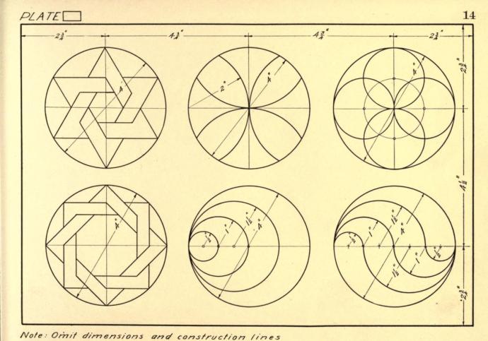 Чертим циркулем узоры