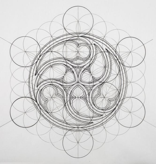 Золотое сечение круги Фибоначчи