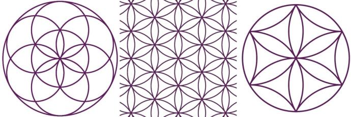 Vesica Piscis цветок жизни