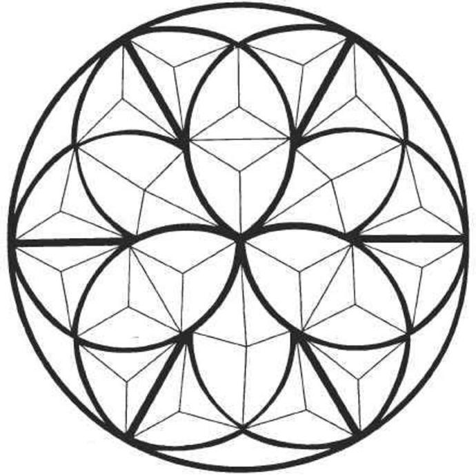 Орнамент из окружностей