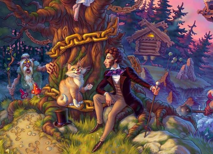 Пушкинские сказки рисунки76