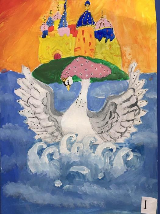 Рисование сказки Пушкина