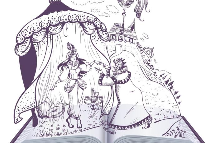 Иллюстрации к сказке о царе Салтане Пушкина