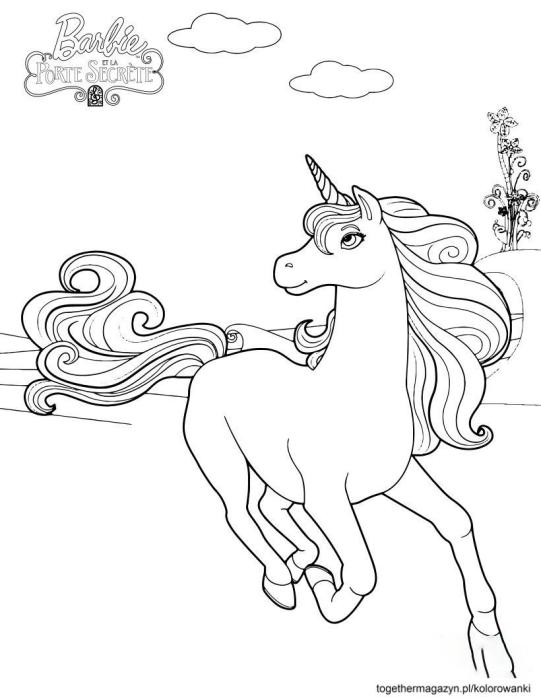 Раскраска Барби Дримтопия Челси