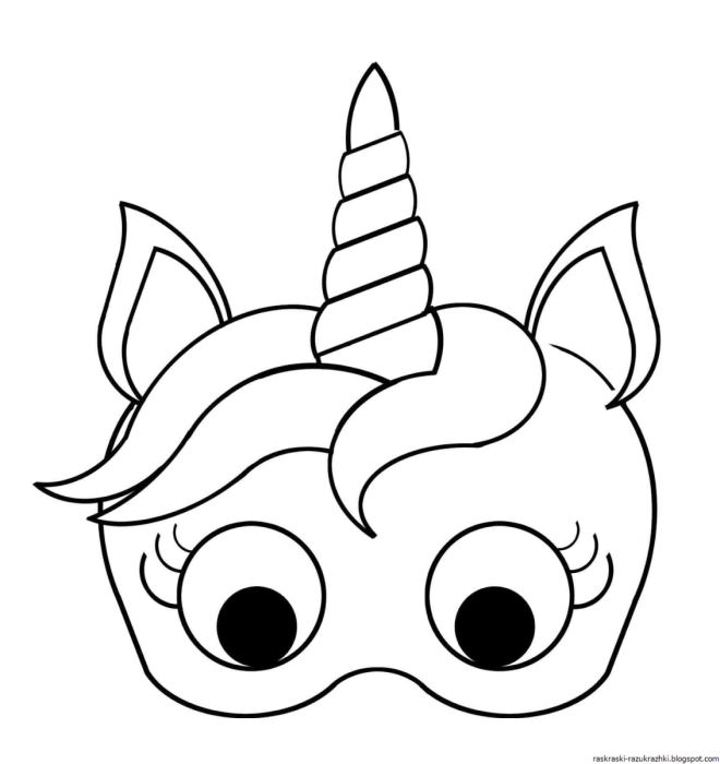 Раскраска Единороги