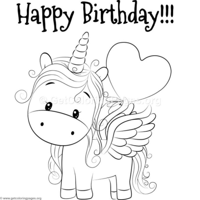 Раскраска игрушка Единороги для детей