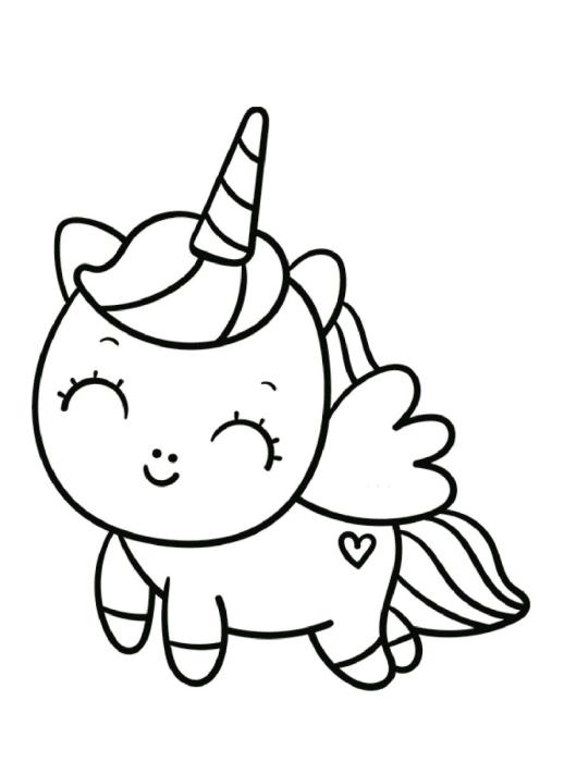 Единорожки. Раскраска