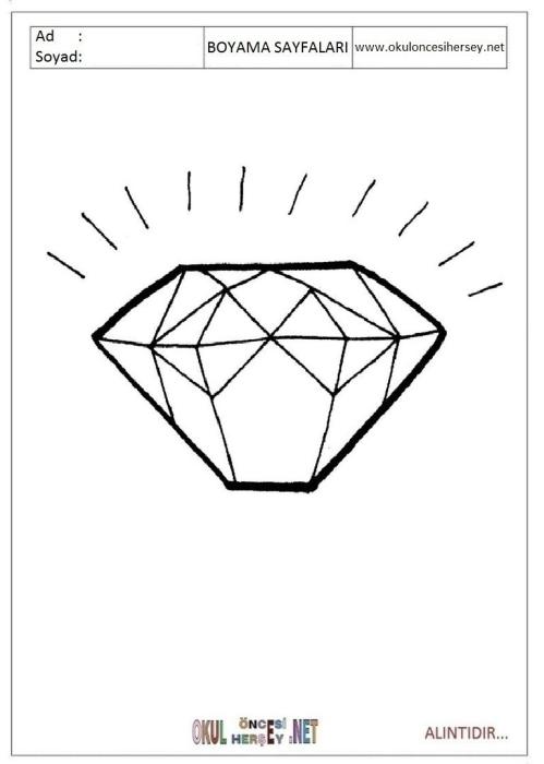 Бриллиант набросок