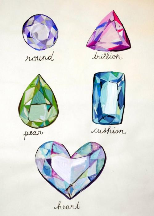 Раскраска Кристалл