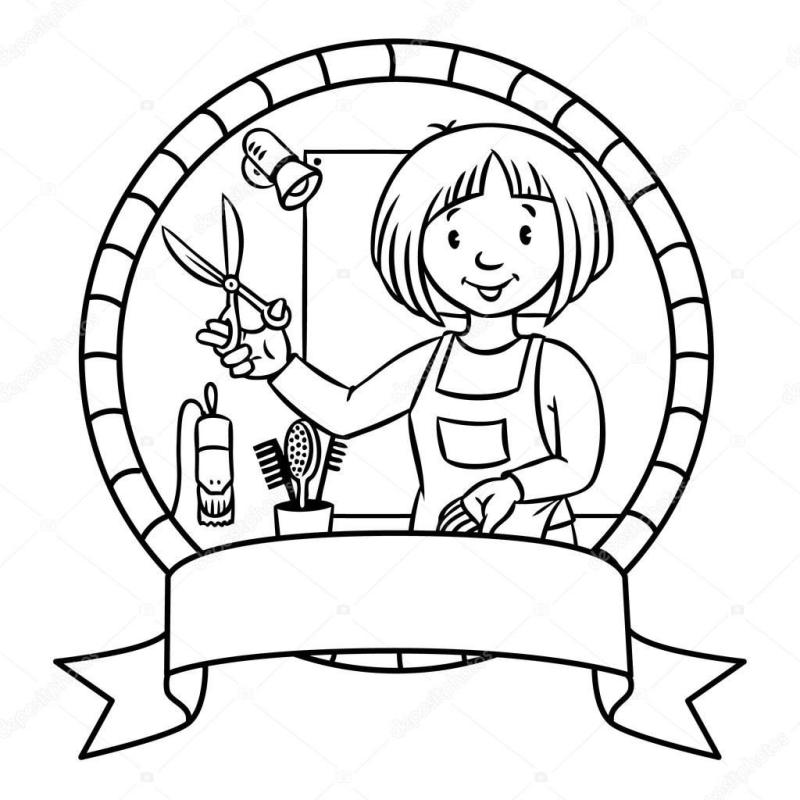 Профессия парикмахер для детей