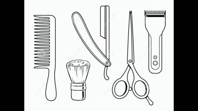 Раскраска девочка парикмахер