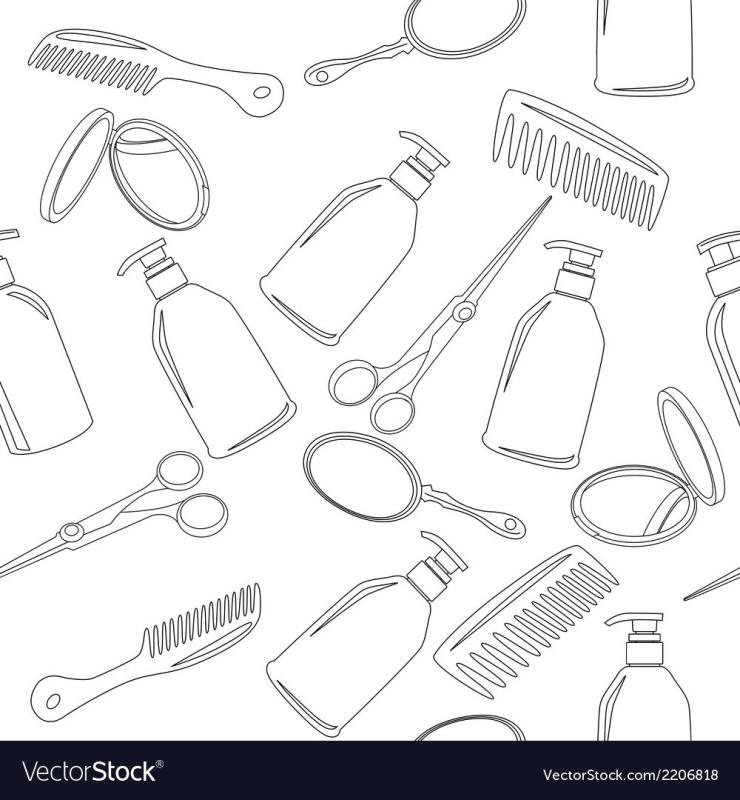 Раскраска парикмахер для детей56