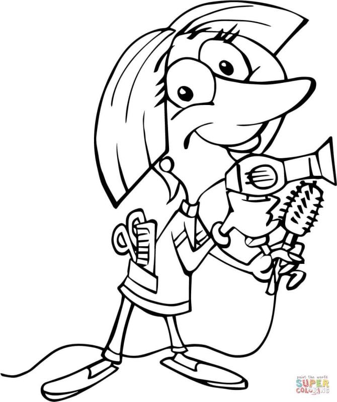 Психолог раскраска