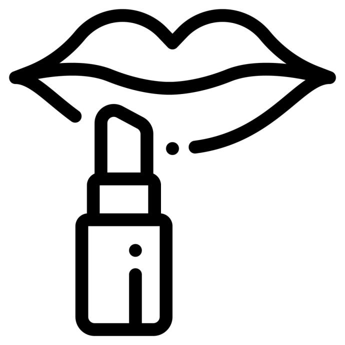 Помада силуэт