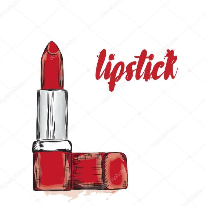 Помада стикер