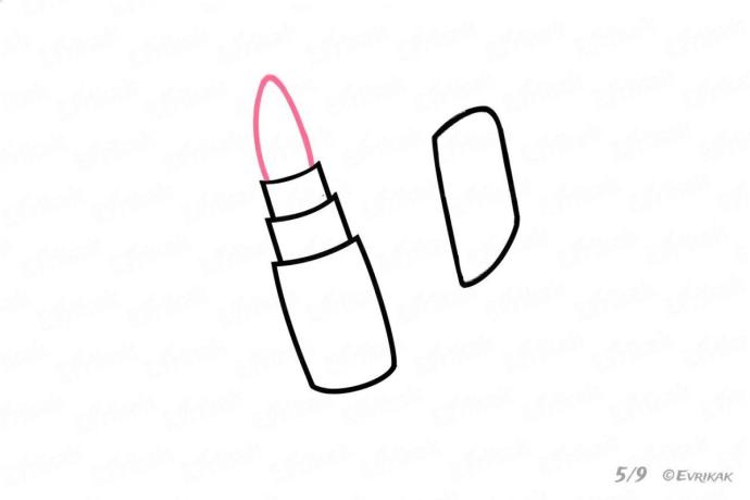 Помада линии рисунок