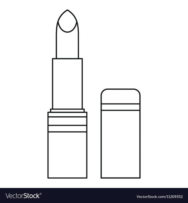 Помада черно белая